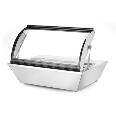 Volně stojící chladicí vitrína, Arktic, 230V/105W, 615x775x(H)235mm