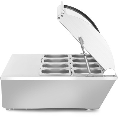Volně stojící chladicí vitrína, Arktic, 230V/105W, 615x775x(H)235mm