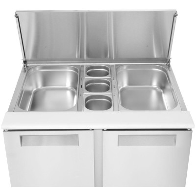 Saladety chladící stoly s odklápěcím víkem, Arktic, 146L, 230V/145W, 700x900x(H)860mm