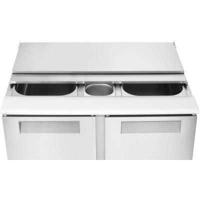 Saladety chladící stoly s odklápěcím víkem, Arktic, 146L, 230V/145W, 700x900x(H)860mm