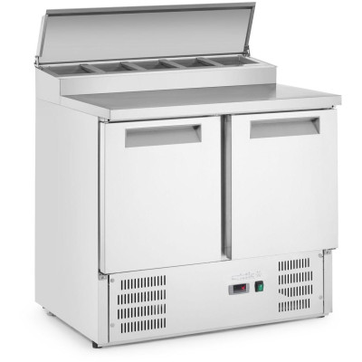 Dvoudveřový chladicí stůl s nástavcem, Arktic, 146L, 230V/143W, 700x900x(H)990mm