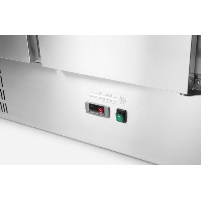 Třídveřový chladicí stůl s nástavcem, Arktic, 219L, 230V/152W, 700x1365x(H)990mm