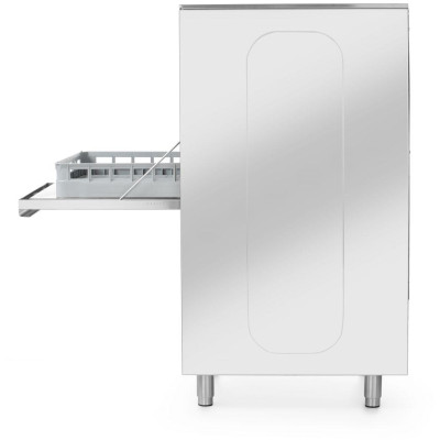 Myčka nádobí na hrnce a tácy 50x60 - elektronicky řízená, s dávkovačem mycího prostředku a vypouštěcím čerpadlem, HENDI, Kitchen