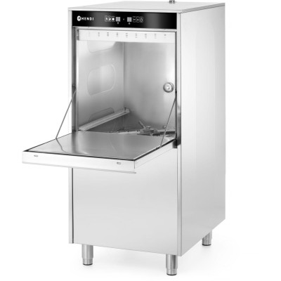 Myčka nádobí na hrnce a tácy 50x60 - elektronicky řízená, s dávkovačem mycího prostředku a vypouštěcím čerpadlem, HENDI, Kitchen