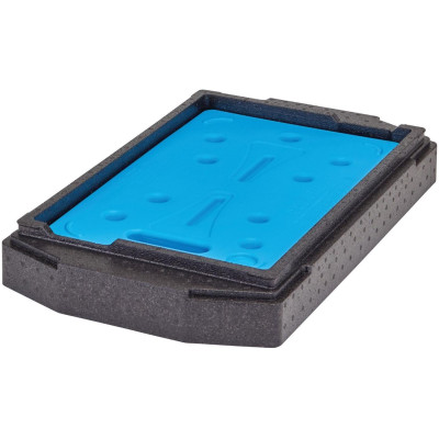 Termoizolační box Cam GoBox s předním plněním pro nádoby 600x400 mm, s 9 vestavěnými drážkami, Cambro, 126 l, s 9 drážkami, 126L
