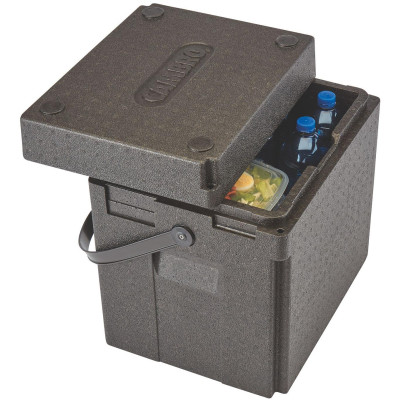 Termoizolační box na nápoje Cam GoBox, s horním plněním, s popruhem přes rameno, 35 l, Cambro, objem (počet lahví): 12 vysokých 
