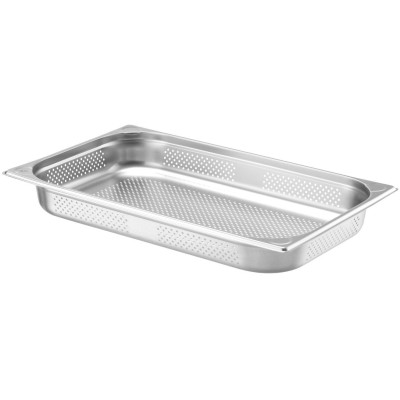Kontejner GN 1/1 perforovaný, HENDI, Kitchen Line, GN 1/1, 9L, (H)65mm