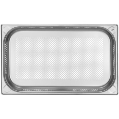 Kontejner GN 1/1 perforovaný, HENDI, Kitchen Line, GN 1/1, 9L, (H)65mm