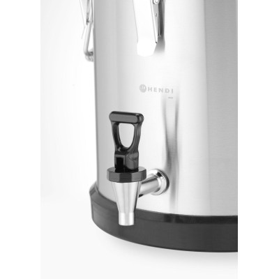 Izolovaný přenosný kontejner – se závitníkem, HENDI, Profi Line, 20L, Stříbrná, ⌀330x(H)360mm