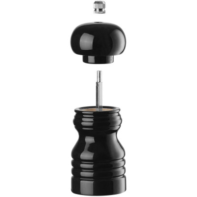 Dřevěný mlýnek na pepř, HENDI, Černá, ⌀50x(H)113mm