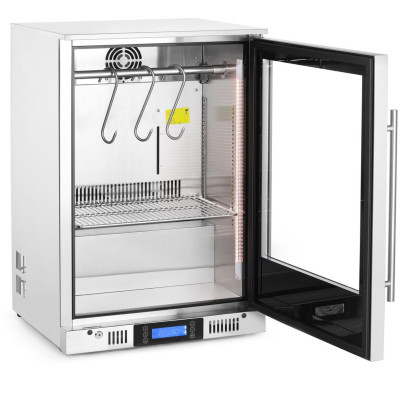 Skříň pro suché zrání masa, pod pracovní plochu., Arktic, 138L, Stříbrná, 230V/350W, 545x600x(H)900mm