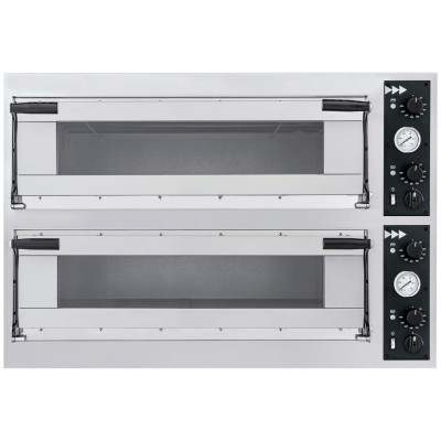 Podnosy 44 Skleněná pec na pizzu, Prismafood, 400V/13800W, 1100x1080x(H)745mm