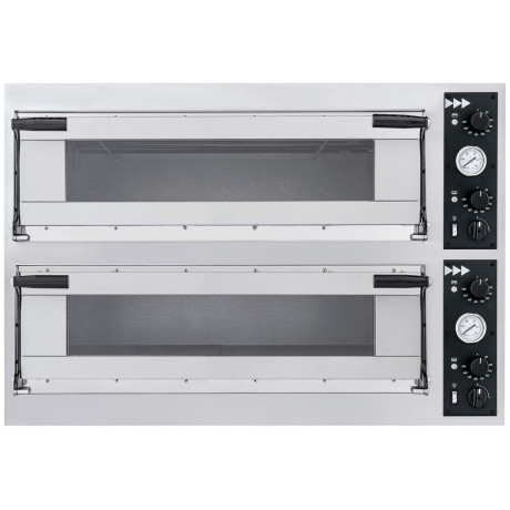 Podnosy 44 Skleněná pec na pizzu, Prismafood, 400V/13800W, 1100x1080x(H)745mm