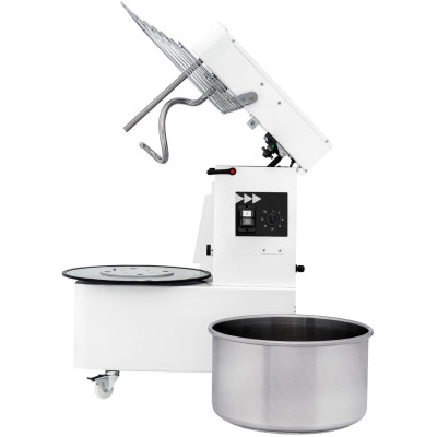 Spirálový mixér s odnímatelnou dvourychlostní mísou, 32 l, Prismafood, 88 kg/h, 32L, 400V/1700W, 435x740x(H)820mm