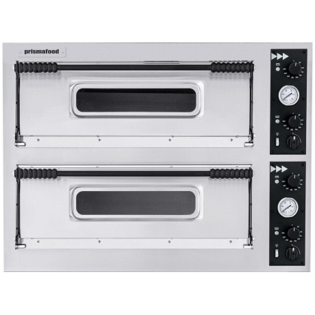 Pec na pizzu BASIC SLIM, Prismafood, 2 komory, 400V/12000W, 1305x600x(H)745mm