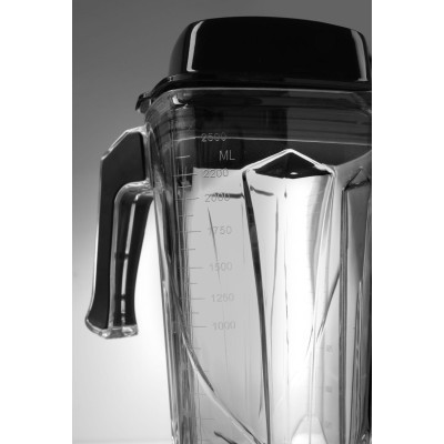 Barový mixér s krytem, HENDI, 2,5L, Černá, 230V/1680W, 250x300x(H)540mm