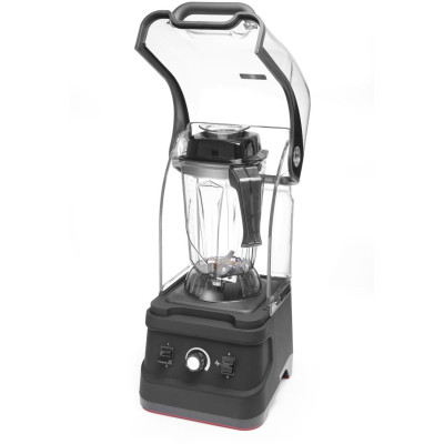 Barový mixér s krytem, HENDI, 2,5L, Černá, 230V/1680W, 250x300x(H)540mm