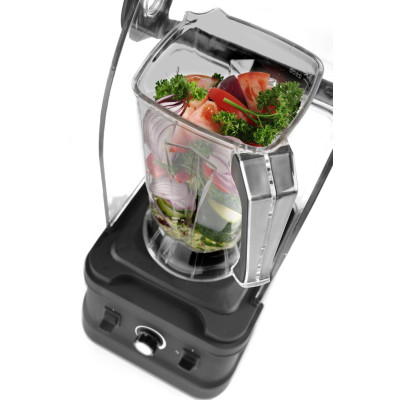 Barový mixér s krytem, HENDI, 2,5L, Černá, 230V/1680W, 250x300x(H)540mm
