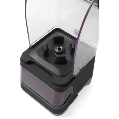 Digitální barový mixér se zvukovým omezením , HENDI, 2,5L, Černá, 230V/1680W, 250x300x(H)546mm