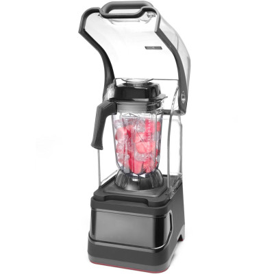 Digitální barový mixér se zvukovým omezením , HENDI, 2,5L, Černá, 230V/1680W, 250x300x(H)546mm