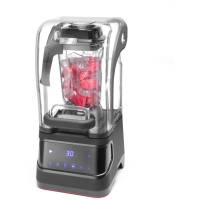 Digitální barový mixér se zvukovým omezením , HENDI, 2,5L, Černá, 230V/1680W, 250x300x(H)546mm