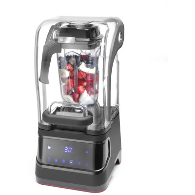 Digitální barový mixér se zvukovým omezením , HENDI, 2,5L, Černá, 230V/1680W, 250x300x(H)546mm