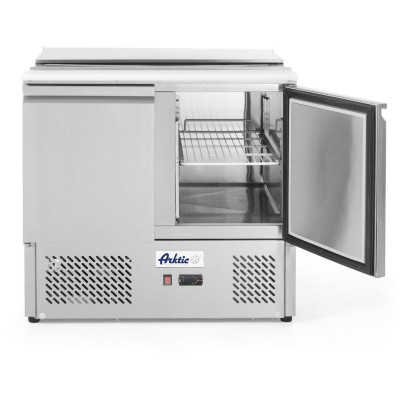 Dvoudveřový chlazený salátový stůl s odklápěcím víkem, Arktic, 169L, 230V/310W, 700x915x(H)875mm
