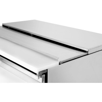 Dvoudveřový chlazený salátový stůl s odklápěcím víkem, Arktic, 169L, 230V/310W, 700x915x(H)875mm