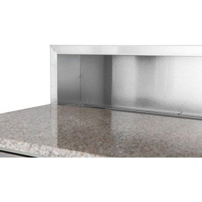 Dvoudveřový chlazený stůl s nástavcem a žulovou pracovní deskou, Arktic, 169L, 230V/310W, 700x900x(H)1082mm