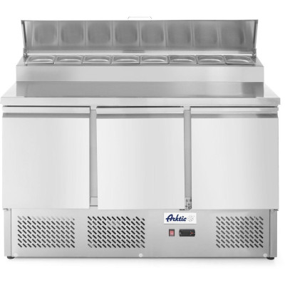 Třídveřový chladicí stůl s prodloužením, Arktic, 253L, 230V/310W, 700x1380x(H)1105mm