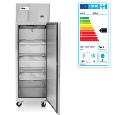 Jednokřídlé dveře chladničky 410 l, Arktic, Profi Line, 280L, 230V/290W, 730x600x(H)1950mm