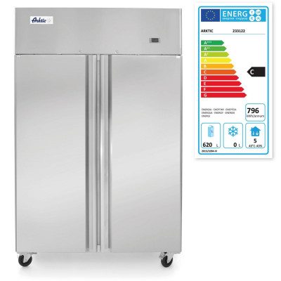 Chladnička se 2 dveřmi 900 l, Arktic, Profi Line, 620L, 230V/450W, 745x1200x(H)1945mm