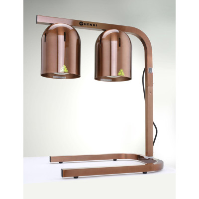 Ohřívač potravin, infračervený, HENDI, Měděná, 230V/500W, 453x360x(H)790mm