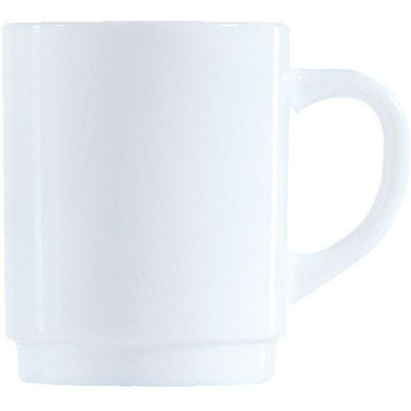 Hrnek Restaurant, Arcoroc, 0,25L, Bílá, 6 ks, ⌀72x(H)89mm