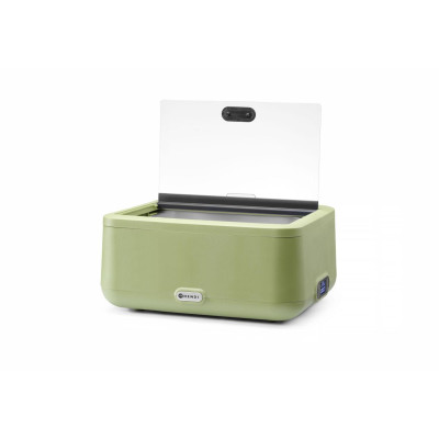 Chafing dish UNIQ, HENDI, designed by Robert Bronwasser, GN 2/3, Zelená, 230V/500W, 433x403x(H)248mm