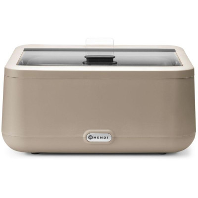 Chafing dish UNIQ, HENDI, designed by Robert Bronwasser, GN 2/3, Béžová, 230V/500W, 433x403x(H)248mm