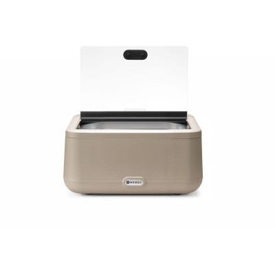 Chafing dish UNIQ, HENDI, designed by Robert Bronwasser, GN 2/3, Béžová, 230V/500W, 433x403x(H)248mm