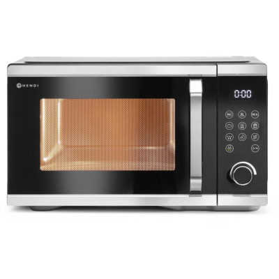 Mikrovlnná trouba s funkcí air fryer., HENDI, 26,4L, Černá, 230-240V/1500W, 523x451x(H)300mm