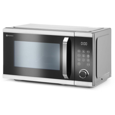 Mikrovlnná trouba s funkcí air fryer., HENDI, 26,4L, Černá, 230-240V/1500W, 523x451x(H)300mm