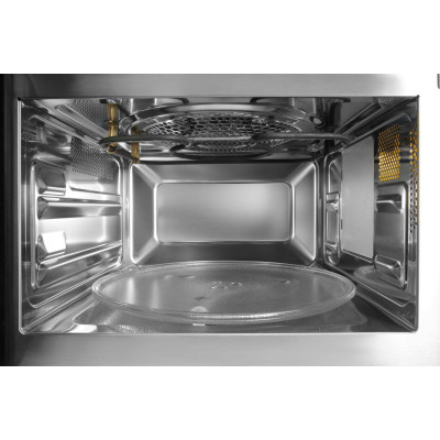 Mikrovlnná trouba s funkcí air fryer., HENDI, 26,4L, Černá, 230-240V/1500W, 523x451x(H)300mm