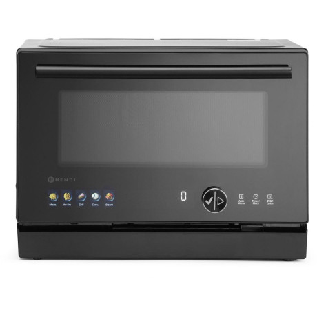 Mikrovlnná trouba, multifunkční 4-v-1, HENDI, Černá, 230V/2350W, 462x492x(H)338mm