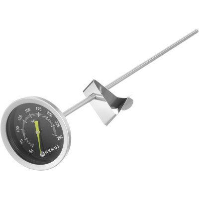 Teploměr, HENDI, Stříbrná, ⌀62x(H)330mm