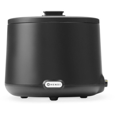 Kotel na polívku UNIQ, analogové ovládání, HENDI, 8L, Černá, 230V/500W, 367x385x(H)325mm