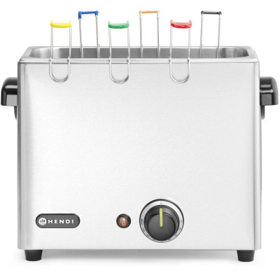Vařič vajec s košíky, HENDI, Stříbrná, 230V/2600W, 380x210x(H)280mm