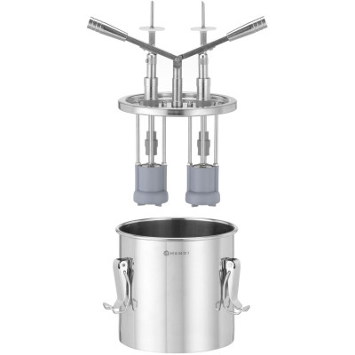 Dávkovač náplně do koblih, HENDI, 4,5L, Stříbrná, 330x240x(H)390mm