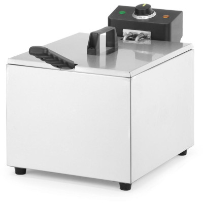 Hluboká fritéza, HENDI, Budget Line, GN 1/2, 8L, Stříbrná, 230V/3500W, 267x407x(H)308mm