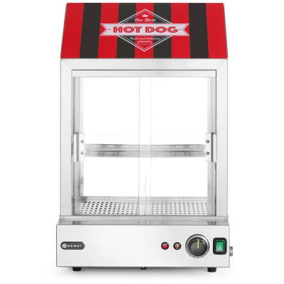Ohřívač na hot dogy, HENDI, Stříbrná, 230V/2000W, 508x445x(H)693mm
