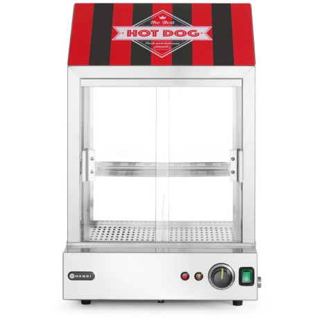 Ohřívač na hot dogy, HENDI, Stříbrná, 230V/2000W, 508x445x(H)693mm