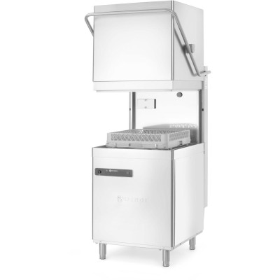 Průchozí myčka, elektronické ovládání, HENDI, Profi Line, Stříbrná, 400V/6520W, 655x785x(H)1500mm