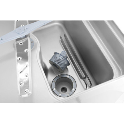 Průchozí myčka, elektronické ovládání, HENDI, Profi Line, Stříbrná, 400V/6520W, 655x785x(H)1500mm